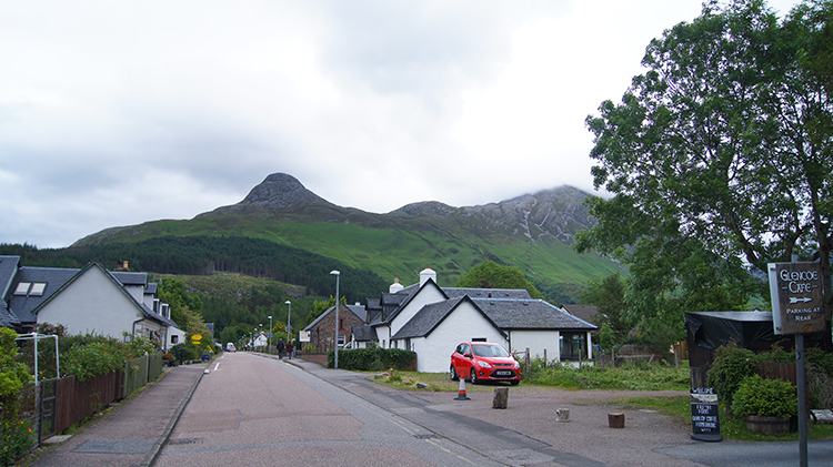 View to the Pap from Glencoe village