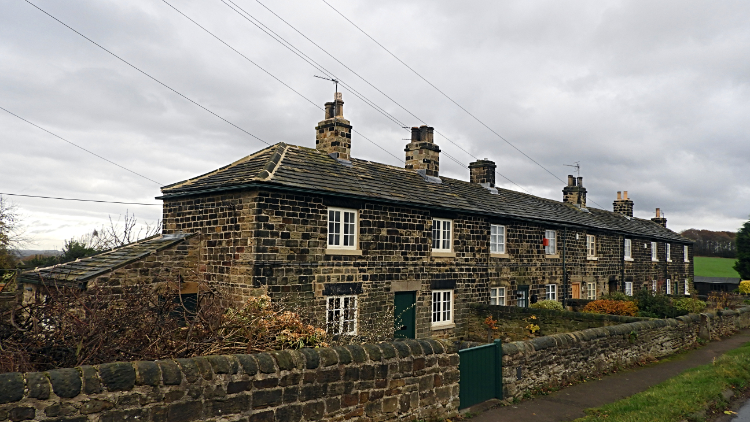 Row of cottages at Street