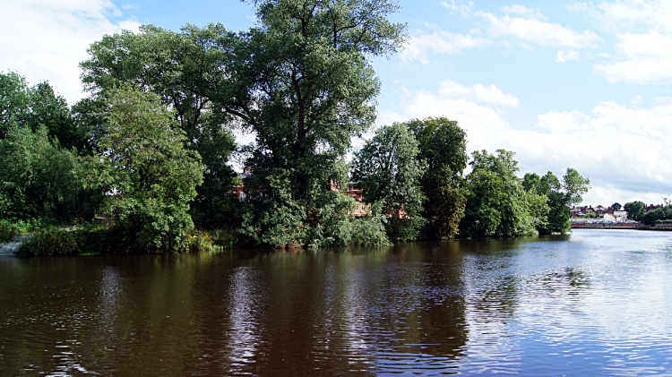 River Severn flowing through Shrewsbury