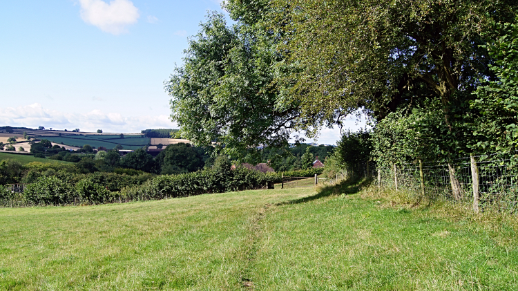 Shropshire countryside near Benthall Hall