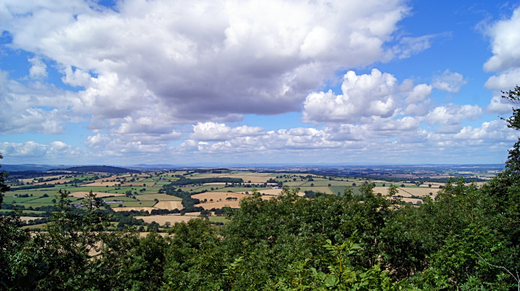 The view west from Wenlock Edge