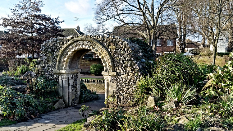 Medieval Archway, Westgate Gardens