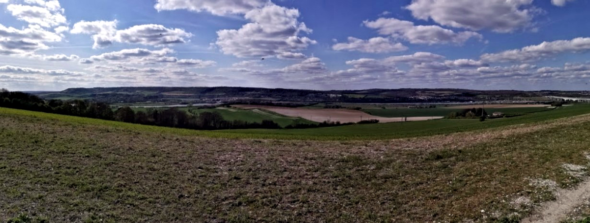 Crossing Nashenden Down