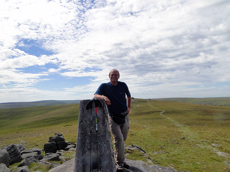 At the trig point on Yes Tor