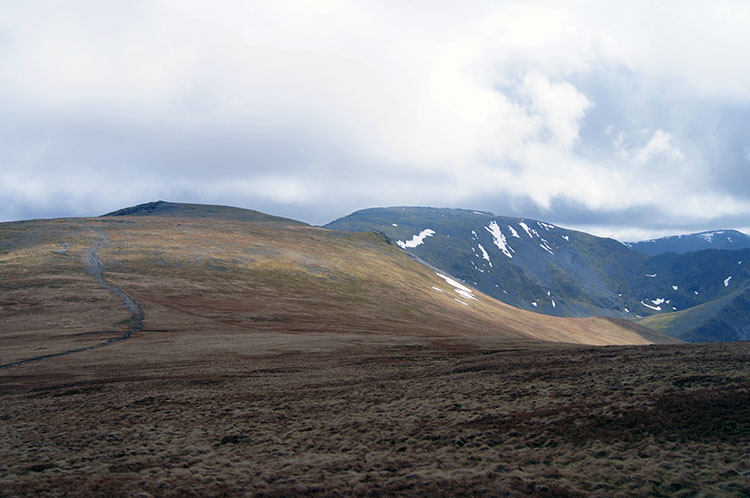 View from Carnedd Gwenllian with Foel Grach on the left
