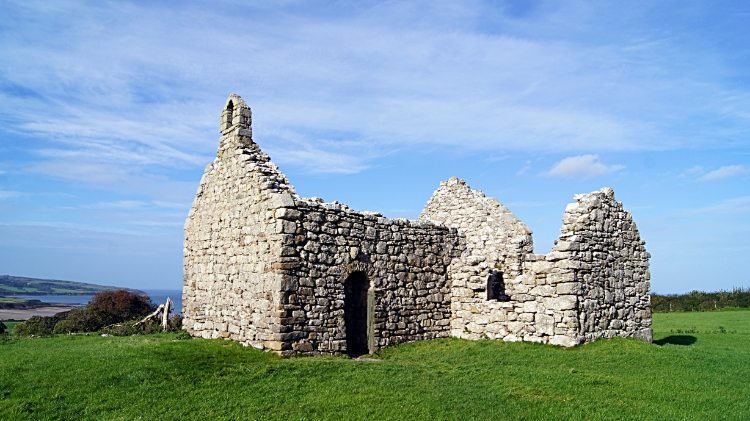 The ruins of Lligwy Chapel