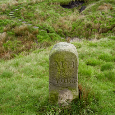 Thought to be a Turnpike marker c1839