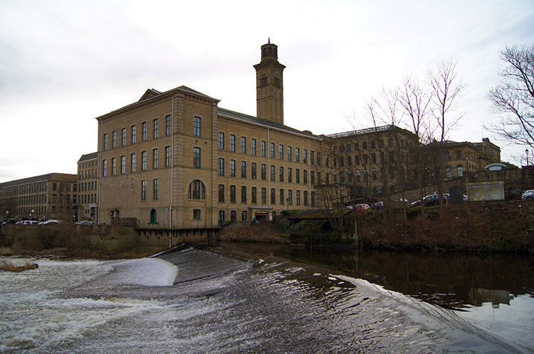 Salt's Mill and River Aire
