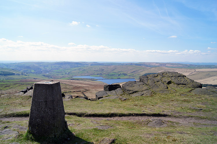 Looking to Lancashire from Millstone Edge