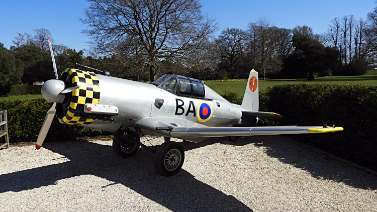 Model aircraft at Bowcliffe Hall
